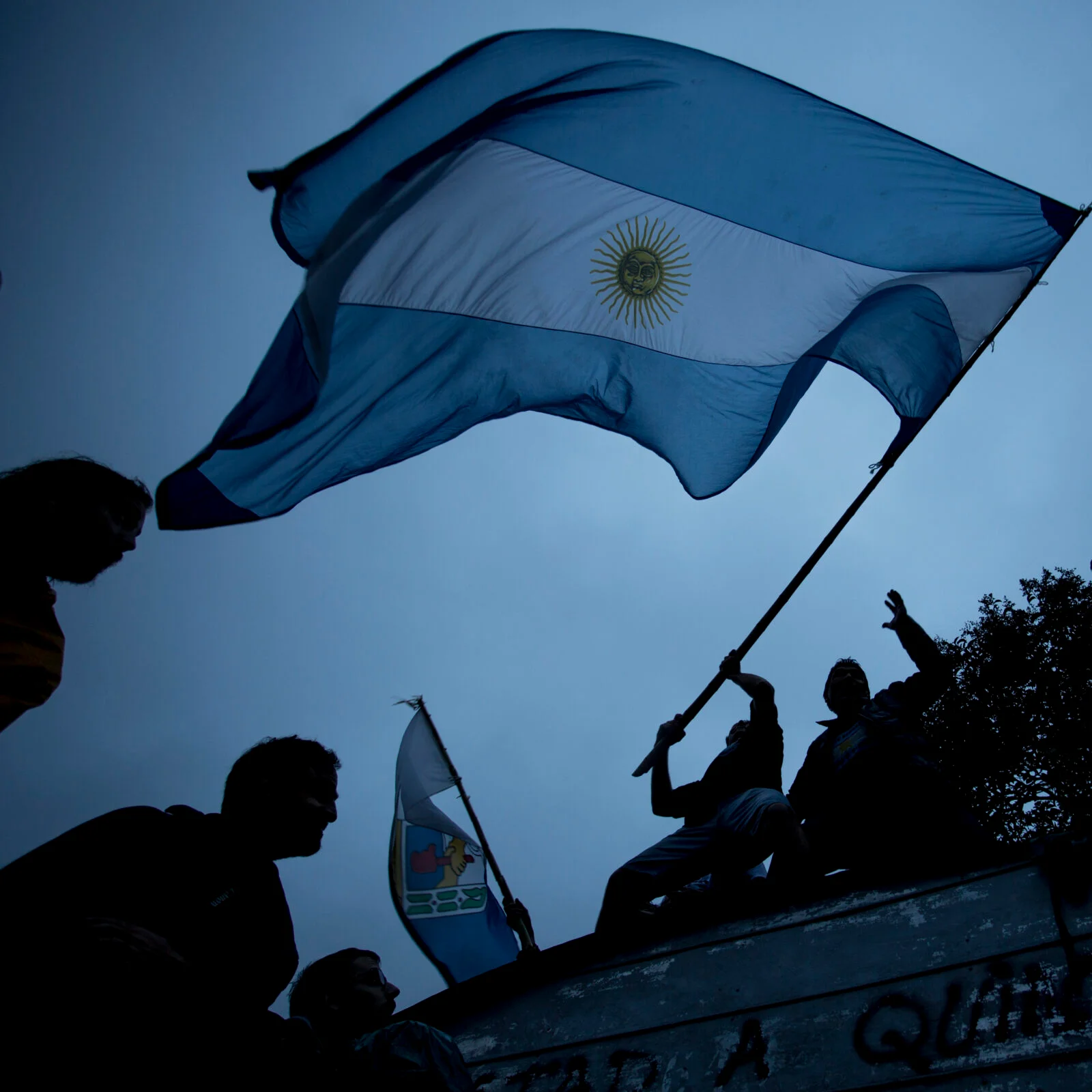 [Photography by Martin Zabala_ Argentine flag]