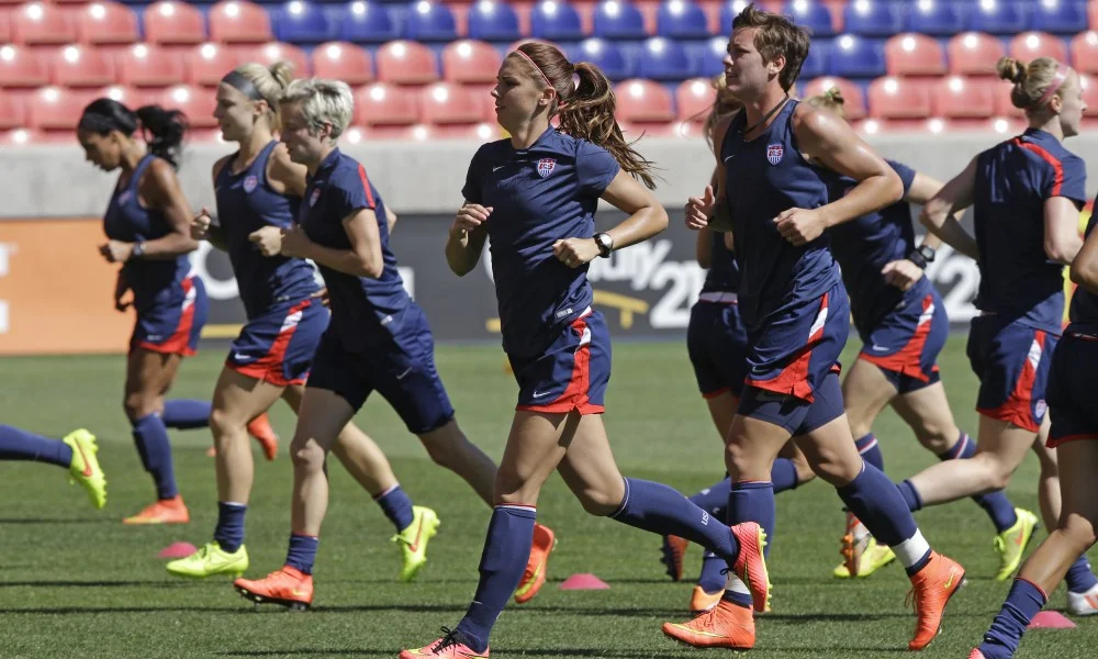 AP US WOMEN TRAINING SOCCER S SOC USA UT