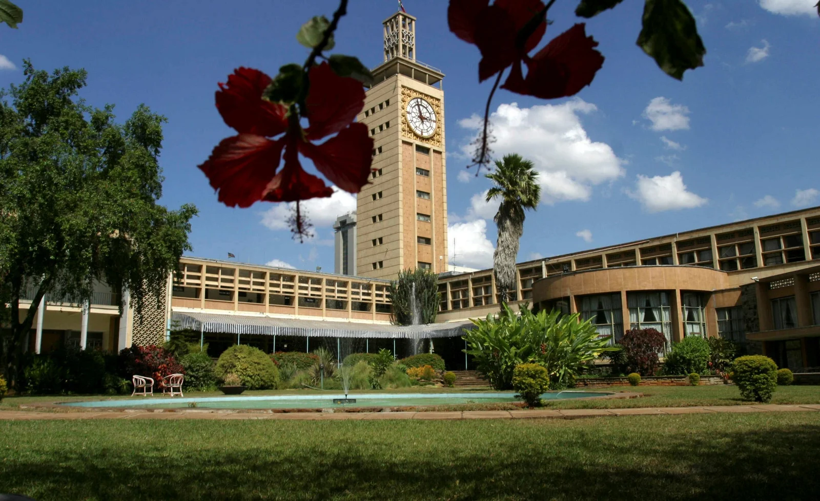 A general view of the Kenyan parliament building in the capital Nairobi